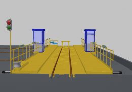 Plans for a moving platform for trains