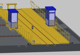 Plans for a moving platform for trains